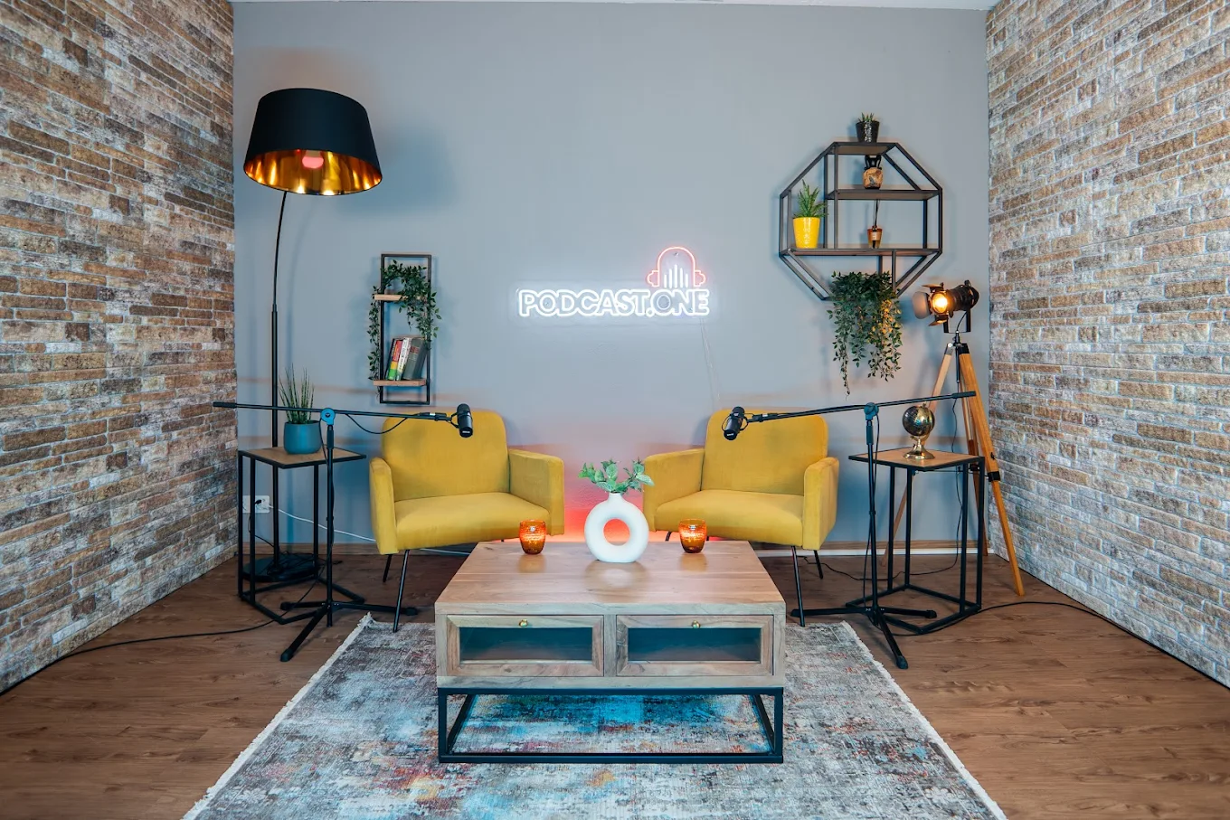 Professional recording studio Podcast One Studio in Zurich, Switzerland